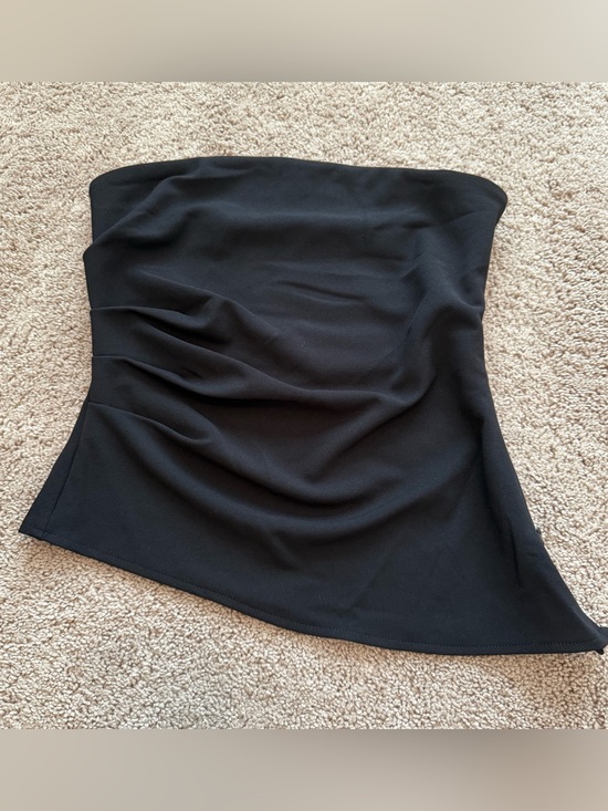 Petal & Pup Tops - Petal & Pup Black Asymmetrical Top